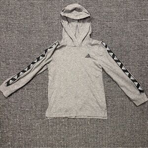 Adidas Heather Gray Hoodie